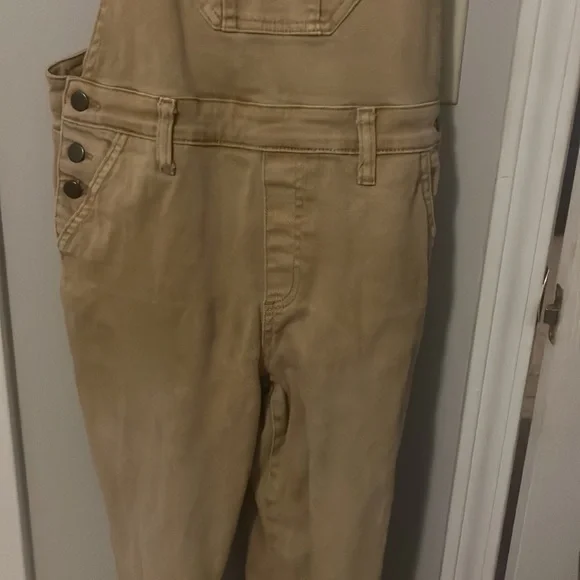 HP 🎉 Kut from the Kloth Jessica tan /brown / mustard overalls. - Picture 6 of 16